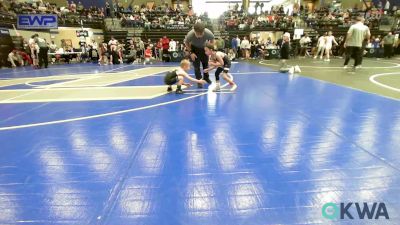 49 lbs Consi Of 8 #2 - Messiah Gonzalez, Shelton Wrestling Academy vs Cash Foust, Tuttle Wrestling