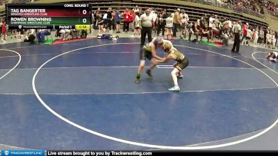86 lbs Cons. Round 1 - Tag Bangerter, Wasatch Wrestling Club vs Rowen Browning, Champions Wrestling Club