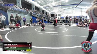 64 lbs Round 3 (4 Team) - Kamdynn Parker, East Kansas Eagles Gold vs Jacoby Fischer, Potentially Dangerous