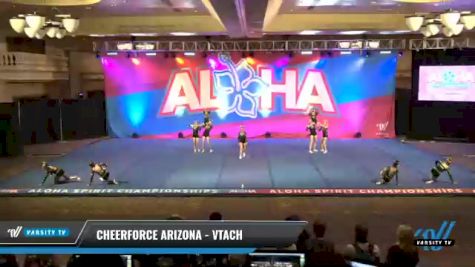 CheerForce Arizona - Vtach [2021 L2 Junior - Small - A Day 2] 2021 Aloha DI & DII Championships