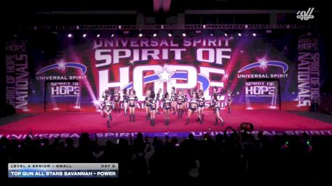 Top Gun All Stars Savannah - Power [2026 L4 Senior - Small Day 2] 2026 Spirit of Hope Grand Nationals