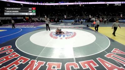I-110 lbs Cons. Round 3 - Lucas Maneri, Auburn vs Sean McDonald, Starpoint