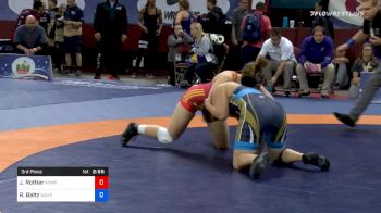 76 kg 3rd Place - Jessika Rottier, Rabid Dawg Wrestling Club vs Randi Beltz, Army WCAP