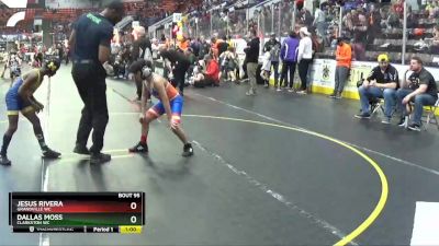 77 lbs Cons. Round 4 - Dallas Moss, Clarkston WC vs Jesus Rivera, Grandville WC