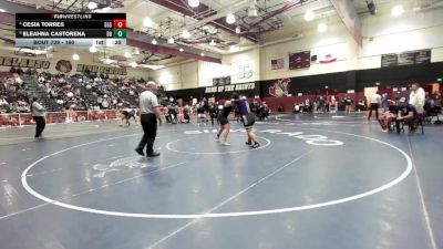 190 lbs Cons. Semi - Eleahna Castorena, Diamond Bar vs Cesia Torres, Santiago/GG