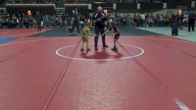 40 lbs 5th Place Match - Aurora Markle, Glasgow Wrestling Club vs Madison Johnson, Baker Wrestling Club