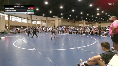 144 lbs Round 1 (6 Team) - Diego Silva, Tallahassee War Noles vs James Jacobs, Vancleave Takedown Club