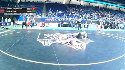 Girls-145 lbs Cons. Round 3 - Jolene Thompson, Romeo (Girls) vs Nanda Kibi, Plymouth (Girls)