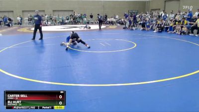 84 lbs Semis (4 Team) - Eli Hurt, Hastings vs Carter Sell, F/MCC
