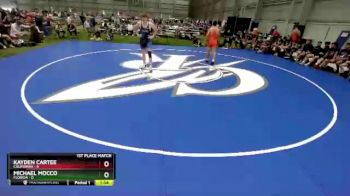 195 lbs Placement Matches (16 Team) - Kayden Cartee, California vs Michael Mocco, Florida