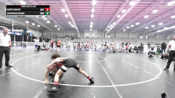132 lbs Semifinal - Nate Rioux, Team Shutt Van Hoven vs Jackson Rush, TNWC Silver Fox