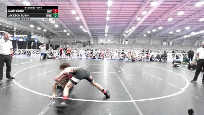 132 lbs Semifinal - Nate Rioux, Team Shutt Van Hoven vs Jackson Rush, TNWC Silver Fox