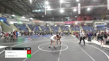 144 lbs Consi Of 16 #1 - Lance Derby, Arapahoe vs Nolan Aultman, Camel Kids WC