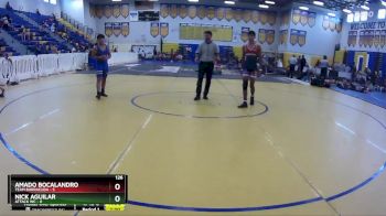126 lbs Round 3 (8 Team) - Nick Aguilar, Attack WC vs Amado Bocalandro, Team Barracuda
