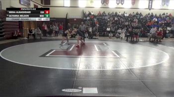 130 lbs Champ. Round 1 - Mena Albaghdadi, Clinton vs Alyanna Nelson, North Scott