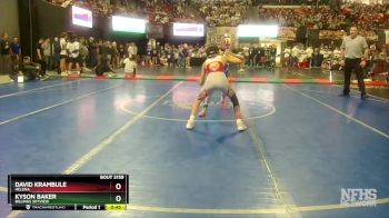 AA - 103 lbs Cons. Round 1 - Kyson Baker, Billings Skyview vs David Krambule, Helena