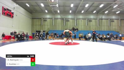 287 lbs Consi Of 8 #2 - Andres Rodriguez, Cesar Chavez vs Case Nuckles, Sierra Pacific HS