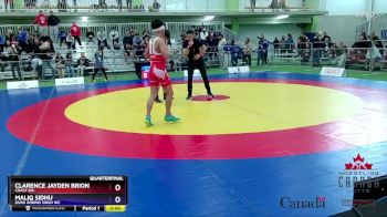 51kg Quarterfinal - Clarence Jayden Brion, Coast WA vs Maliq Sidhu, Guru Gobind Singh WC