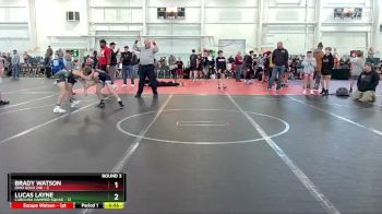 88 lbs Round 3 (10 Team) - Lucas Layne, Carolina Hammer Squad vs Brady Watson, Ohio Gold 24K