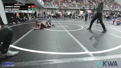 76 lbs Semifinal - AnTerryo Banner, HURRICANE WRESTLING ACADEMY vs Daxton Stewart, Vian Wrestling Club