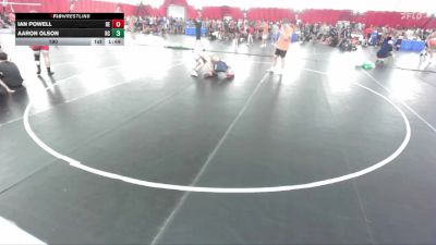 190 lbs Round 1 (8 Team) - Ian Powell, Reedsburg vs Aaron Olson, Rochester Century A