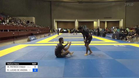 MICHAEL PATRICK ESQUIVEL II vs ROMUALDO LUCAS DE ANDRADE 2024 Pan IBJJF Jiu-Jitsu No-Gi Championship