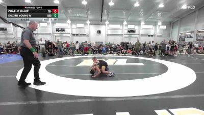 80 lbs Round Robin 2 - Charlie Blake, Tri-State Grapplers - EL vs Dozier Young IV, Ohio Gold - Black - EL