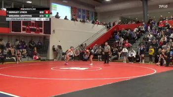 130 lbs 7th Place Match - Berkley Lynch, West Delaware vs Breanna Griffiths, Ottumwa