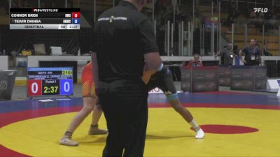 97kg Semifinal - Connor Bren, Dinos Wrestling Club vs Tejvir Dhinsa, Burnaby Mountain Wrestling Club