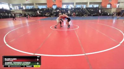 197 lbs Cons. Round 3 - Blake Ilges, Alfred State vs Gabriel Kennedy-Citeroni, Pennsylvania College Of Technology