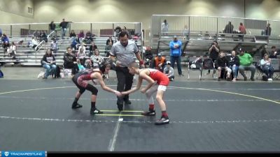 75 lbs Round 1 (4 Team) - Wyatt VanderKolk, Saranac Youth Wrestling Club vs Ethan VanDyke, ARES Black