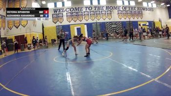 110 lbs Round 1 (6 Team) - Victoria Sifuentes, Head Hunters vs Alexandrea Karandreas, Black Hive