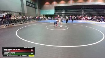 150 lbs Cons. Round 1 - Joseph Demo, Casa Grande vs Benjamin Rhoades, White Pine