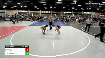 101 lbs Consi Of 8 #2 - Sloane Kruger, Mat Demon WC vs Taylen Babas-Masuno, Viking Wrestling