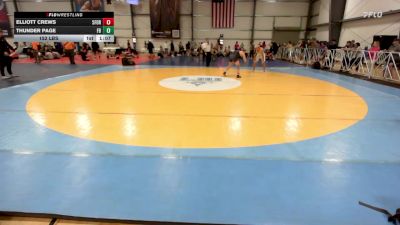 152 lbs Round Of 64 - Elliott Crews, 5forty Brawlers vs Thunder Page, Flickr Boyz Trailglazers