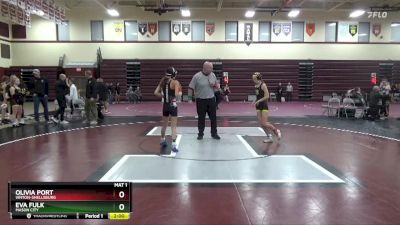 JV-1 lbs Round 1 - Olivia Port, Vinton-Shellsburg vs Eva Fulk, Mason City