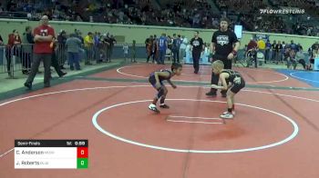 49 lbs Semifinal - Cooper Anderson, Moore Lions vs Jonah Roberts, Tulsa Blue-T Panthers