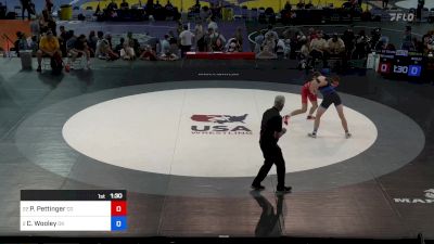 150 lbs Cons 16 #1 - Paxton Pettinger, CO vs Corbin Wooley, OK