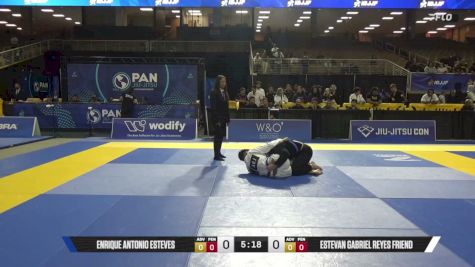 Estevan Gabriel Reyes Friend vs Enrique Antonio Esteves 2026 Pan Jiu Jitsu IBJJF Championship