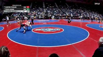 2A-150 lbs Cons. Round 1 - Carter Fowler, Stephens County HS vs Titus Horne, Hart County