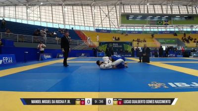Lucas Gualberto Gomes Nascimento vs Manoel Miguel Da Rocha P. Jr. 2026 IBJJF Sul Americano Championship