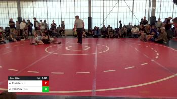 95 lbs Quarterfinal - Aiden Forister, Bremen Takedown Club vs Jonas Peachey, Teknique Wrestling