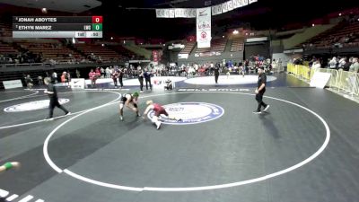132 lbs Cons. Semis - Ethyn Marez, Legacy Wrestling Center vs Jonah Aboytes