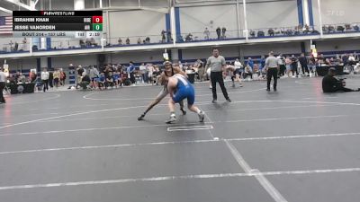 157 lbs Consi Of 32 #1 - Ibrahim Khan, Rider - UnAttached vs Jesse VanOrden, Air Force Academy