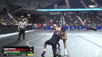 144 lbs Semifinal - Nakaylen Shabazz, Maize vs Colin Menold, Sabetha