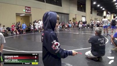 45 lbs Semis & Wb (16 Team) - Bronner Rape, Fight Club vs Bently Ishuin, Carolina Hammer Squad