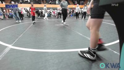 85 lbs Final - Takoda Caudle, Lone Grove Takedown Club vs Knari Spotwood, Del City Little League