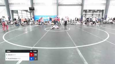 76 lbs Rr Rnd 4 - Chase M Davis, VA Hammers vs Trent Hutchinson, Maine Trappers