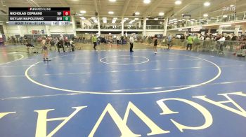 81 lbs Quarterfinal - Nicholas Ceprano, Top Flight Wrestling Academy vs Skylar Napolitano, Overcomer Training Center