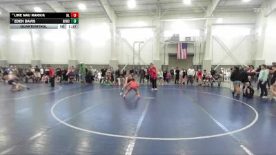 100 lbs Quarterfinal - Eden Davis, Bear River Wrestling Club vs Line Nau Rarick, Westlake